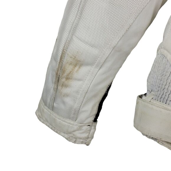 CORTECH LRX Jacket Womens Small White Gray Full Zip Motorcycle Quilted Liner - Picture 12 of 13